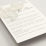 "Camille" - Menus in Stone by Jackie Crawford - Detail