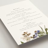 "Pressed Garden" - Menus in Fall by Grace Kreinbrink - Detail