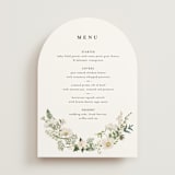 "Lilac Bloom" - Menus in Opal by Susan Moyal - Front