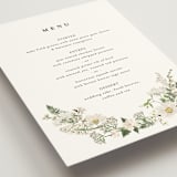 "Lilac Bloom" - Menus in Opal by Susan Moyal - Detail