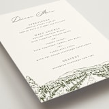 "Vineyard" - Menus in Olive by Sarah Brown - Detail