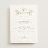 "Monogrammed" - Menus in Spring by Petra Kern - Front