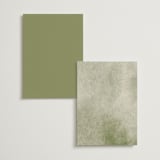 "Monogrammed" - Menus in Spring by Petra Kern - Back of Card Options