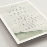 "Countryside" - Menus in Emerald by Petra Kern - Detail