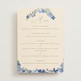 "Nilgiri" - Menus in Blueberry by Creo Study - Front