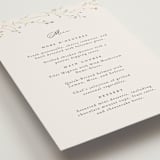 "delicate florals" - Menus in Snow by Lori Wemple - Detail