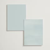 "Sweeping Meadow" - Menus in Aquamarine by Everett Paper Goods - Back of Card Options