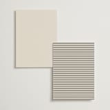 "Infinite" - Menus in Ivory by Angela Thompson - Back of Card Options