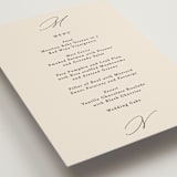 "Infinite" - Menus in Ivory by Angela Thompson - Detail