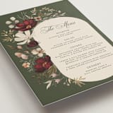 "fleur sauvage" - Menus in Vert by Erin Deegan - Detail
