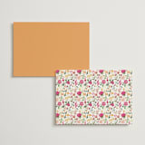 "Meadow Love" - Menus in Tropical by Susan Moyal - Back of Card Options