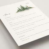 "Somerset" - Menus in Evergreen by Melanie Kosuge - Detail
