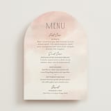 "First light" - Menus in Blush by Itsy Belle Studio - Front