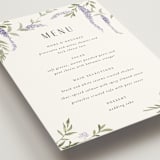 "Enchanted Evening" - Menus in Lavender by Design Lotus - Detail