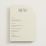 "Commonwealth" - Menus in Ecru by That Girl Press - Front