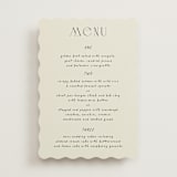 "la graine" - Menus in Onyx by Alaina Cherup - Front