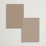 "Luxe script" - Menus in Pearl by Hooray Creative - Back of Card Options
