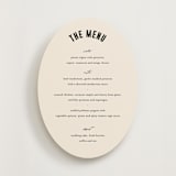 "Spin" - Menus in Cream by Pixel and Hank - Front