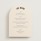 "Spin" - Menus in Cream by Pixel and Hank - Front