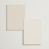 "In Love" - Menus in Linen by Vanessa Doyle - Back of Card Options