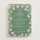 "Friendly Flowers" - Menus in Emerald by Ani Somi - Front