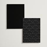 "Classic Chic" - Menus in Pearl by Shirley Lin Schneider - Back of Card Options