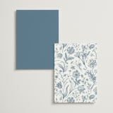 "graceful" - Menus in Dusty Blue by Jennifer Postorino - Back of Card Options