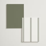 "Boulevard" - Menus in Moss by Megan Davis - Back of Card Options