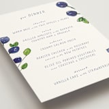 "Blue Bells" - Menus in Cornflower by Mere Paper - Detail