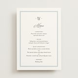"Dotted Classic" - Menus in Hydrangea by Carolyn MacLaren - Front