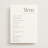 "Modern Space" - Menus in Cloud by Ashlee Townsend - Front