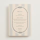 "nautical nuptials" - Menus in Sea Breeze by Rebecca Durflinger - Front