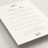 "Wistful" - Menus in Mist by Everett Paper Goods - Detail