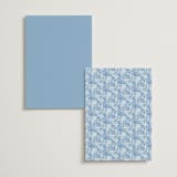 "Porcelain Floral" - Menus in Porcelain by Elly - Back of Card Options