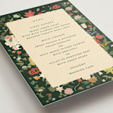"all the flowers of the world" - Menus in Garden by Sumak Studio - Detail