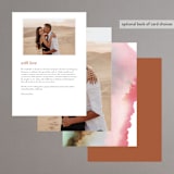 "Sedona" - Menus in Desert Sands by Itsy Belle Studio - Back of Card Options