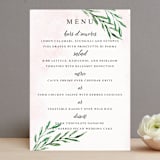 "Garden Party Joy" - Menus in Blush by frances mathys - Front