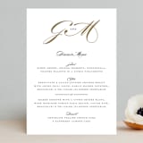 "Flourish" - Menus in Antique by Jennifer Postorino - Front