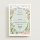 "River Valley" - Menus in Pine by Paper Sun Studio - Front