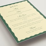 "Curved Frame" - Menus in Citrine by Emily Betts - Detail