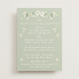 "spring draped garland" - Menus in Spring by Phrosné Barwood - Front
