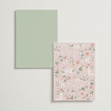 "spring draped garland" - Menus in Spring by Phrosné Barwood - Back of Card Options