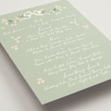 "spring draped garland" - Menus in Spring by Phrosné Barwood - Detail