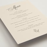 "Modern Romance" - Menus in Almond by Eric Clegg - Detail