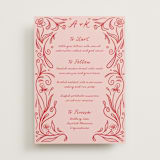 "Love in Bloom" - Menus in Brick by Julia Liverton - Front