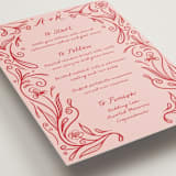 "Love in Bloom" - Menus in Brick by Julia Liverton - Detail