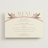 "1081" - Menus in Blush by GeekInk Design - Front