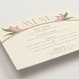 "1081" - Menus in Blush by GeekInk Design - Detail