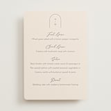 "Belle Rose" - Menus in Buttercream by Claudia Orengo - Front