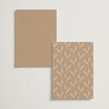 "Belle Rose" - Menus in Buttercream by Claudia Orengo - Back of Card Options